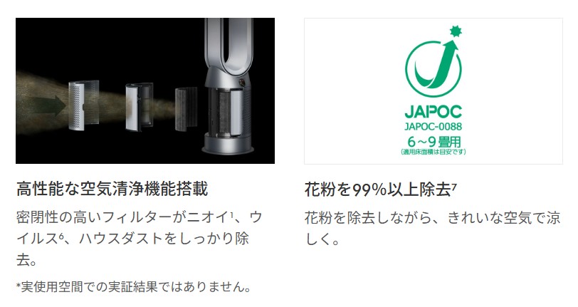 ホット＆クール　空気清浄テクノロジー①